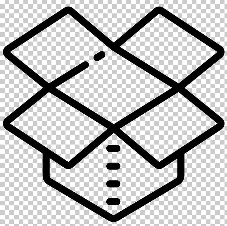 Computer Icons Dropbox PNG, Clipart, Angle, Area, Black And White, Blog, Box Free PNG Download