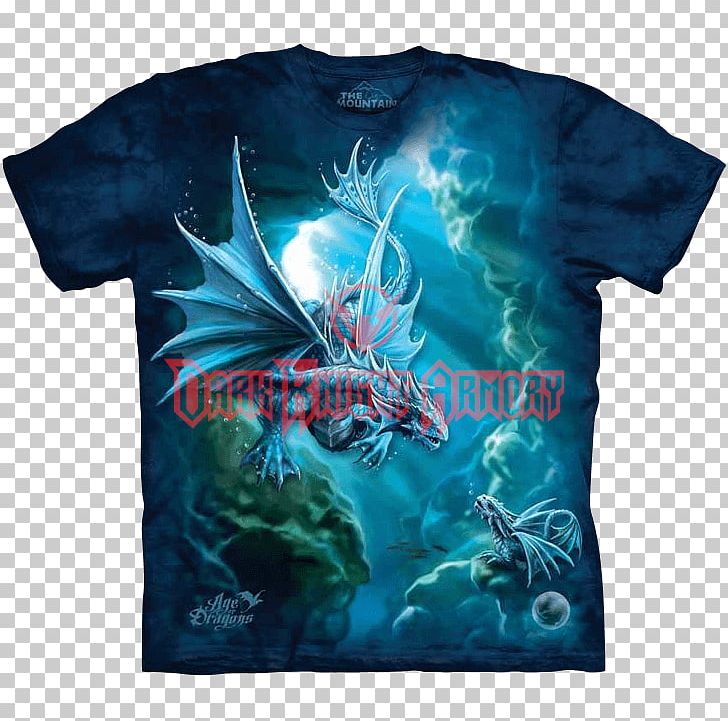 T-shirt Clothing Dragon Hoodie PNG, Clipart, Anne Stokes, Aqua, Blue, Clothing, Clothing Accessories Free PNG Download