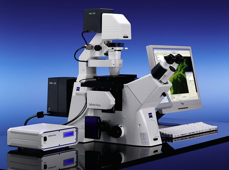 Inverted Microscope Fluorescence Microscope Carl Zeiss AG Cell Culture PNG, Clipart, Biology, Cell, Confocal Microscopy, Laboratory, Machine Free PNG Download