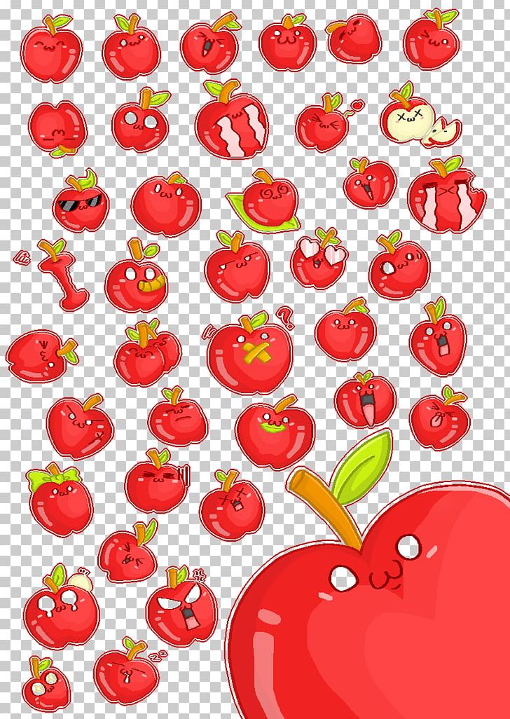 Strawberry Valentine's Day Apple Heart Font PNG, Clipart,  Free PNG Download