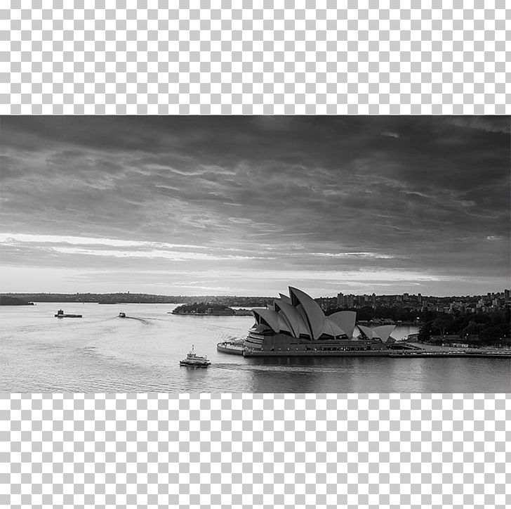 Black And White Port Jackson Sydney Opera House Circular Quay Photography PNG, Clipart, Art, Calm, Canvas, Canvas Print, Circular Quay Free PNG Download