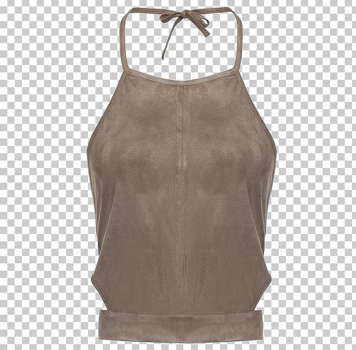 T-shirt Sleeveless Shirt Clothing PNG, Clipart, Beige, Brown, Camisole, Clothing, Crop Top Free PNG Download