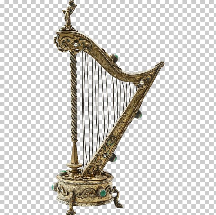 Celtic Harp Antique Jewellery Musical Instruments PNG, Clipart, Antique, Art, Art Deco, Auction, Brass Free PNG Download