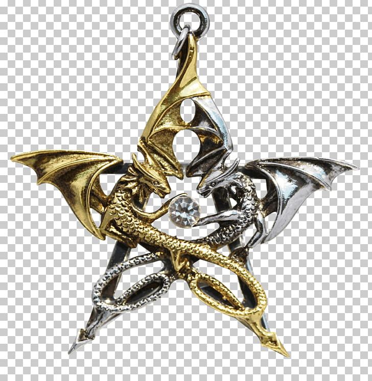 Pentacle Pentagram Amulet Dragon Wicca PNG, Clipart, Amulet, Body Jewelry, Brass, Celtic Cross, Charms Pendants Free PNG Download