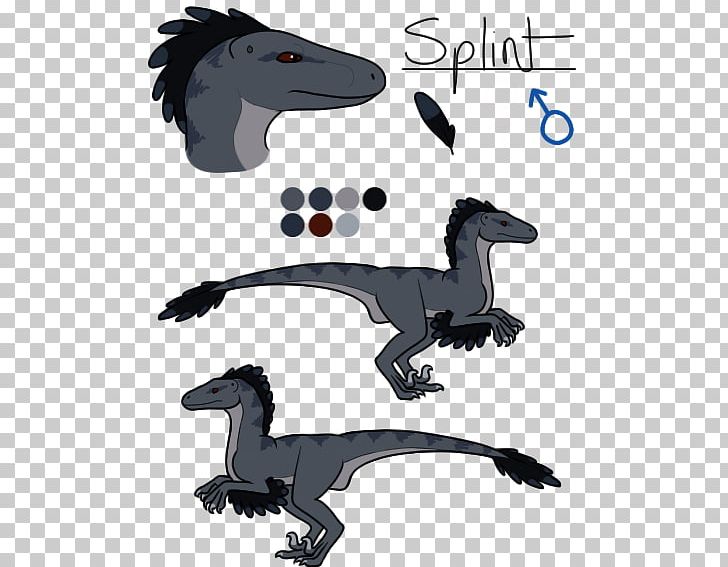 Velociraptor Horse Illustration Fauna Cartoon PNG, Clipart, Black And White, Cartoon, Dragon, Fauna, Fictional Character Free PNG Download