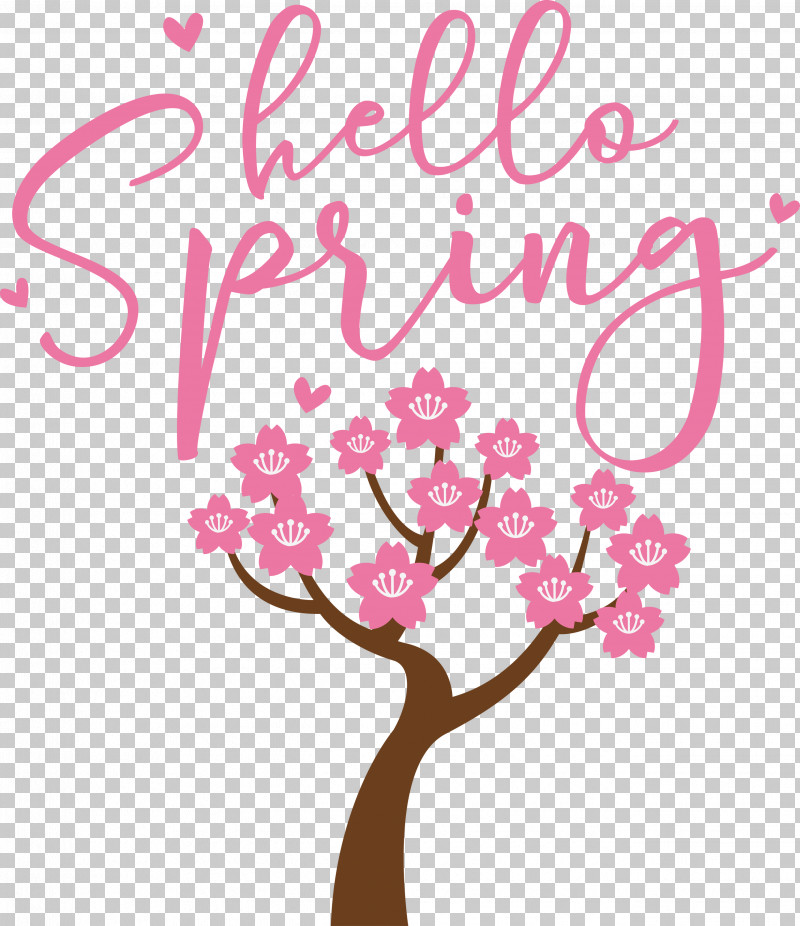 Hello Spring Spring PNG, Clipart, Cricut, Hello Spring, Pixlr, Royaltyfree, Silhouette Free PNG Download