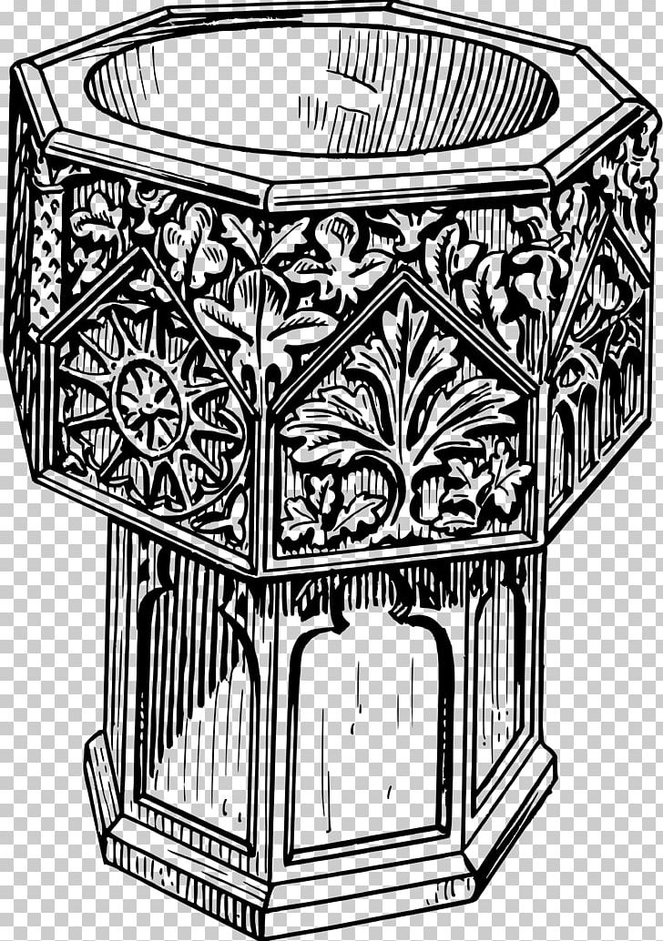 Baptismal Font Christian Church PNG, Clipart, Altar In The Catholic Church, Baptism, Baptismal Font, Baptists, Black And White Free PNG Download