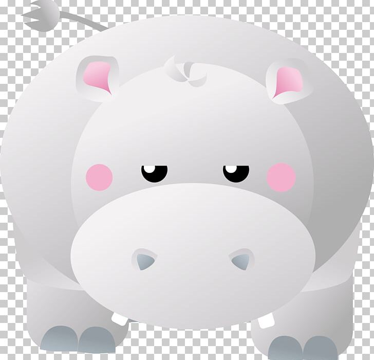Hippopotamus Domestic Pig Rhinoceros Cartoon PNG, Clipart, Adobe Illustrator, Animal, Animals, Balloon Cartoon, Boy Cartoon Free PNG Download