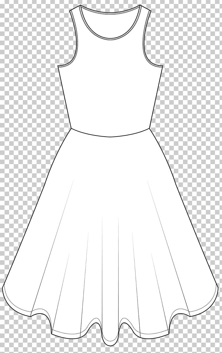 Line Art Dress White Sleeve Costume PNG, Clipart, Angle, Artwork, Black, Black And White, Clothing Free PNG Download