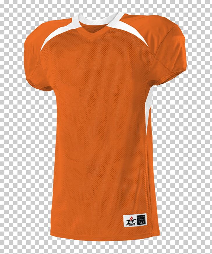 Sports Fan Jersey T-shirt Shoulder Sleeve PNG, Clipart, Active Shirt, Jersey, Neck, Orange, Shirt Free PNG Download
