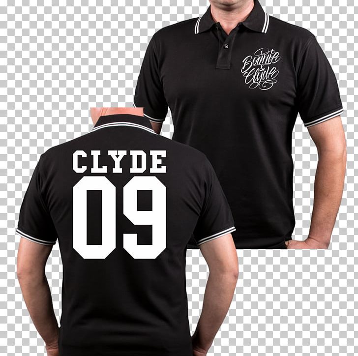 T-shirt Polo Shirt Sleeve Collar Piqué PNG, Clipart, Bonnie, Brand, Clothing, Clothing Accessories, Clyde Free PNG Download