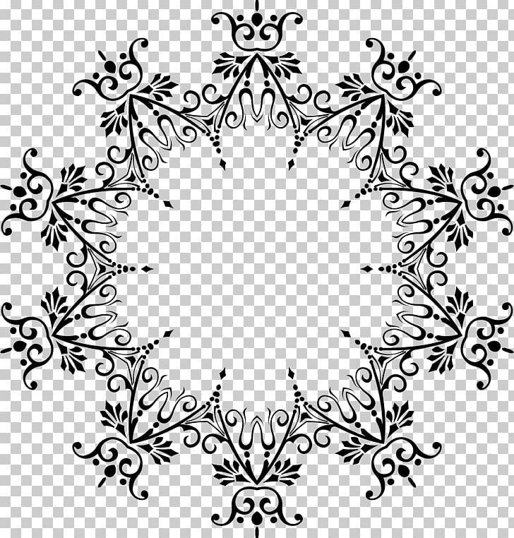 Floral Design PNG, Clipart, Area, Art, Black, Black And White, Branch Free PNG Download