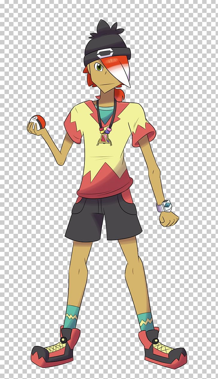 Pokémon Sun And Moon Pokémon Trainer The Pokémon Company Digital Art PNG, Clipart, Art, Cartoon, Character, Clothing, Costume Free PNG Download