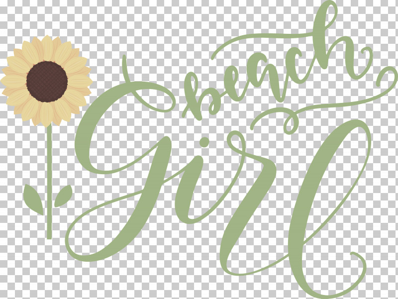 Beach Girl Summer PNG, Clipart, Beach Girl, Biology, Floral Design, Flower, Green Free PNG Download