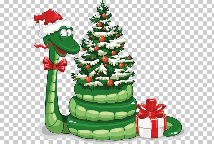 Santa Claus Snake Christmas Ornament PNG, Clipart, Animals, Cartoon Snake, Chris, Christmas Decoration, Creative Ads Free PNG Download