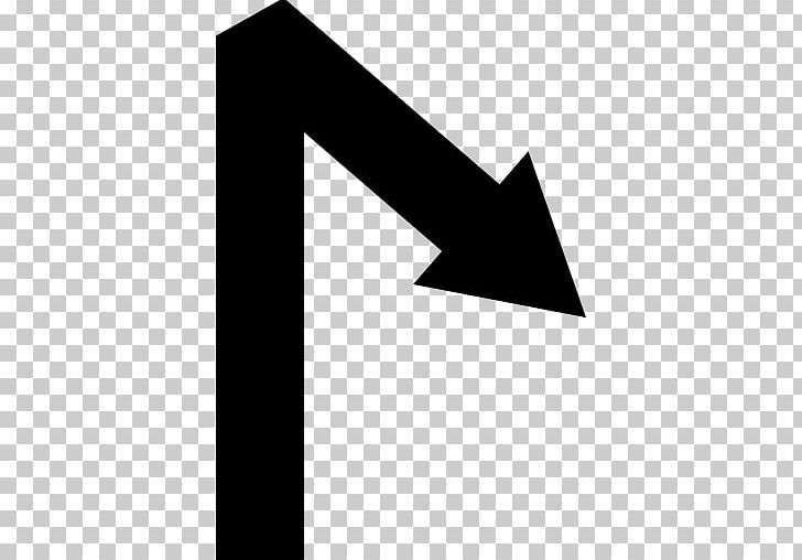 Right Angle Arrow Computer Icons Encapsulated PostScript PNG, Clipart, Angle, Arrow, Black, Black And White, Brand Free PNG Download