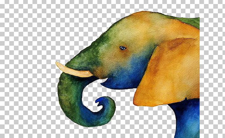 Elephant Watercolor Painting Wildlife PNG, Clipart, Animal, Animals, Art, Baby Elephant, Beak Free PNG Download