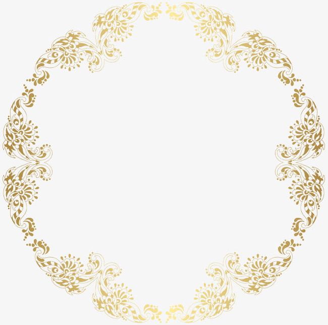 Round Floral Shadows French Border S PNG, Clipart, Art, Art Pattern, Border, Border Clipart, Floral Free PNG Download
