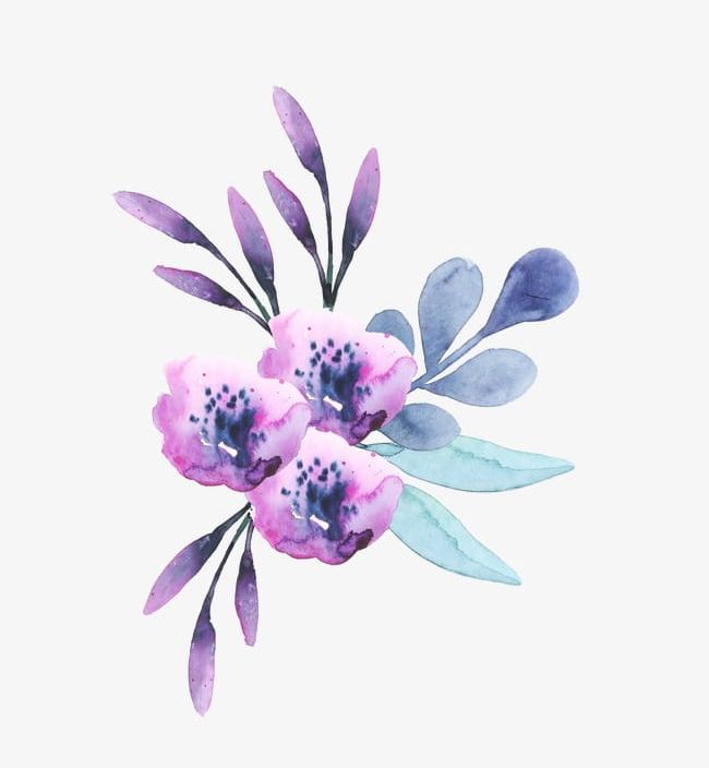 Purple Watercolor Flower Pattern 03 PNG, Clipart, 03 Clipart, Backgrounds, Beauty In Nature, Blossom, Botany Free PNG Download