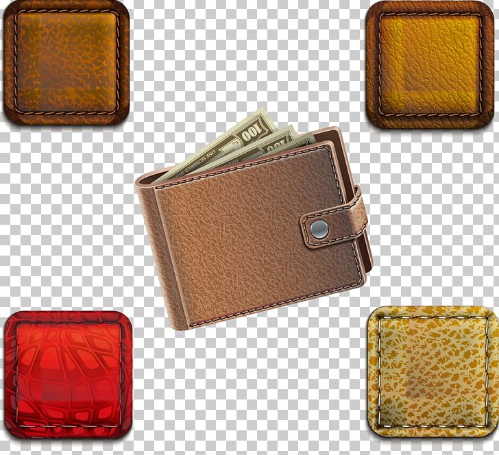 Wallet Leather Designer PNG, Clipart, Bag, Brand, Brown, Button, Clothing Free PNG Download