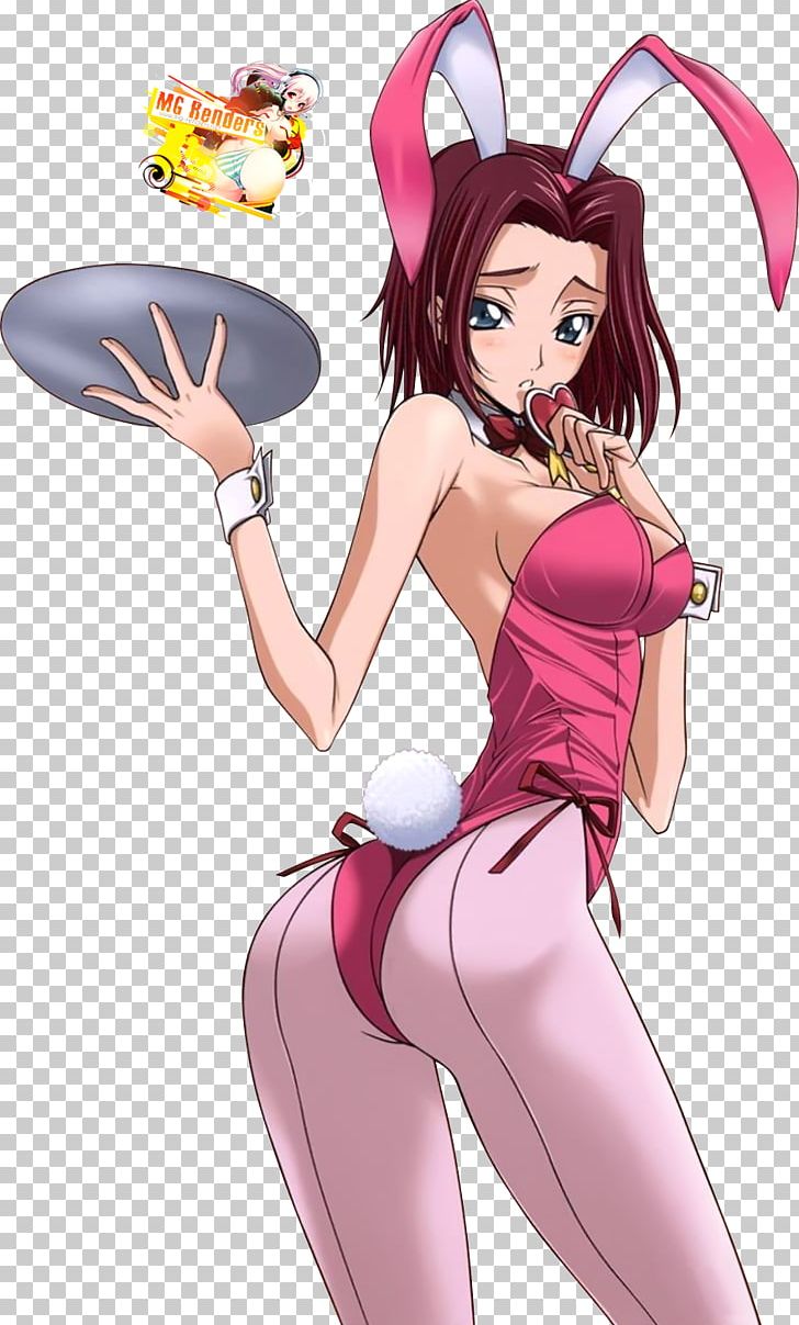 Kallen Stadtfeld Anime Manga Character Ecchi PNG, Clipart, Arm, Black Hair, Brown Hair, Bunny, Cartoon Free PNG Download