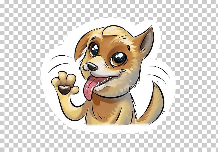 Puppy Dog Sticker Whiskers Telegram PNG, Clipart, Animals, Big Cats, Carnivoran, Cartoon, Cat Like Mammal Free PNG Download