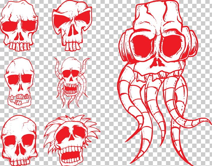 Skull Scary Eye Monster PNG, Clipart, Area, Bone, Collection Vector, Download, Drawing Free PNG Download