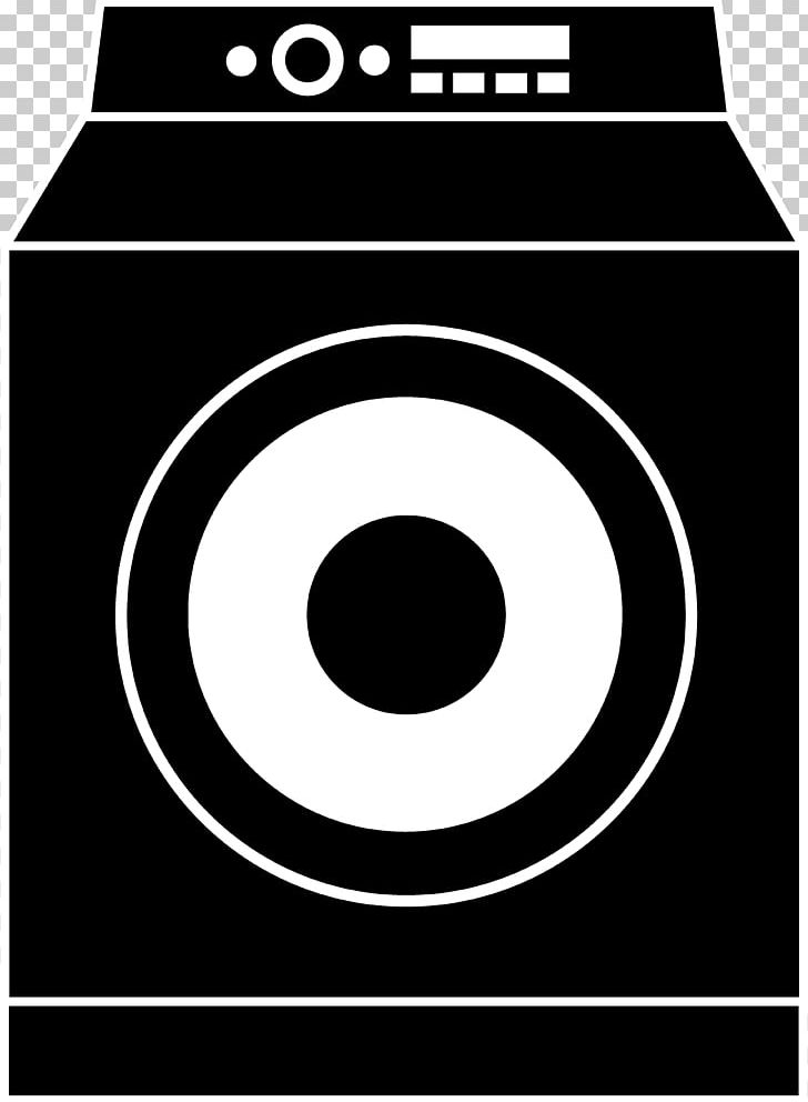 Washing Machines Laundry Symbol PNG, Clipart, Area, Black, Black And White, Brand, Circle Free PNG Download