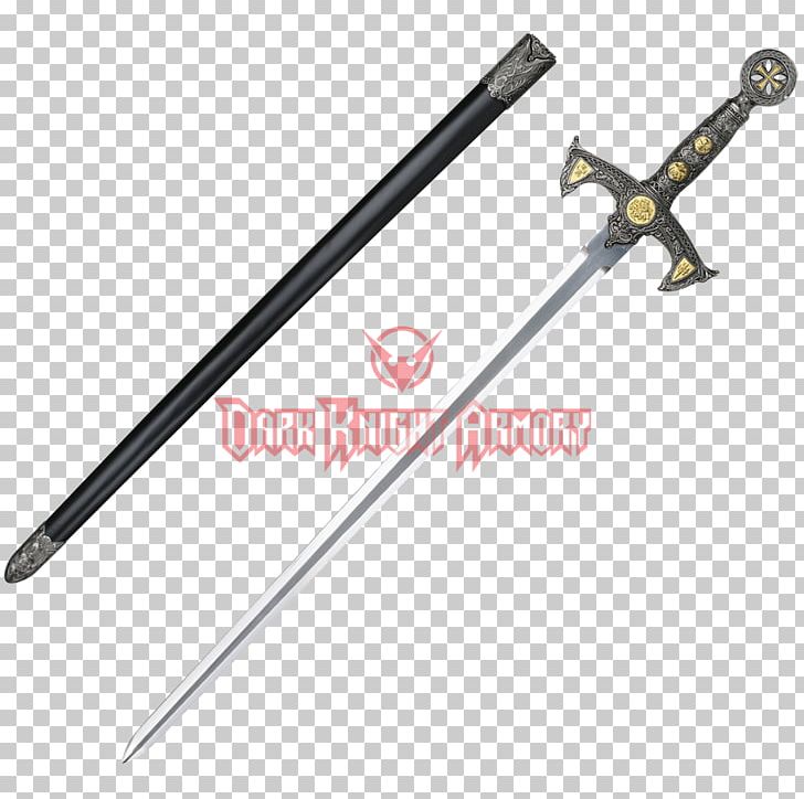 Knightly Sword Crusades Middle Ages PNG, Clipart, Angle, Arma Bianca ...