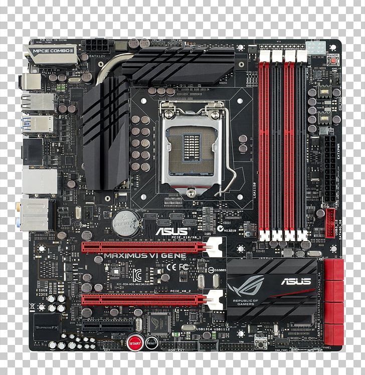 Intel Motherboard MicroATX LGA 1150 Republic Of Gamers PNG, Clipart, Asus, Atx, Central Processing Unit, Computer Cooling, Computer Hardware Free PNG Download
