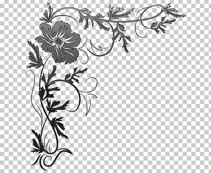 Floral Design Drawing Visual Arts Cut Flowers PNG, Clipart, Art, Black, Branch, Fictional Character, Flower Free PNG Download