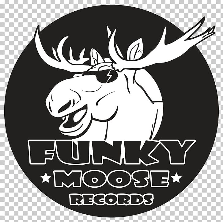 Funky Moose Records Deer Phonograph Record Record Shop PNG, Clipart, Animals, Black And White, Brand, Canada, Canadian Free PNG Download