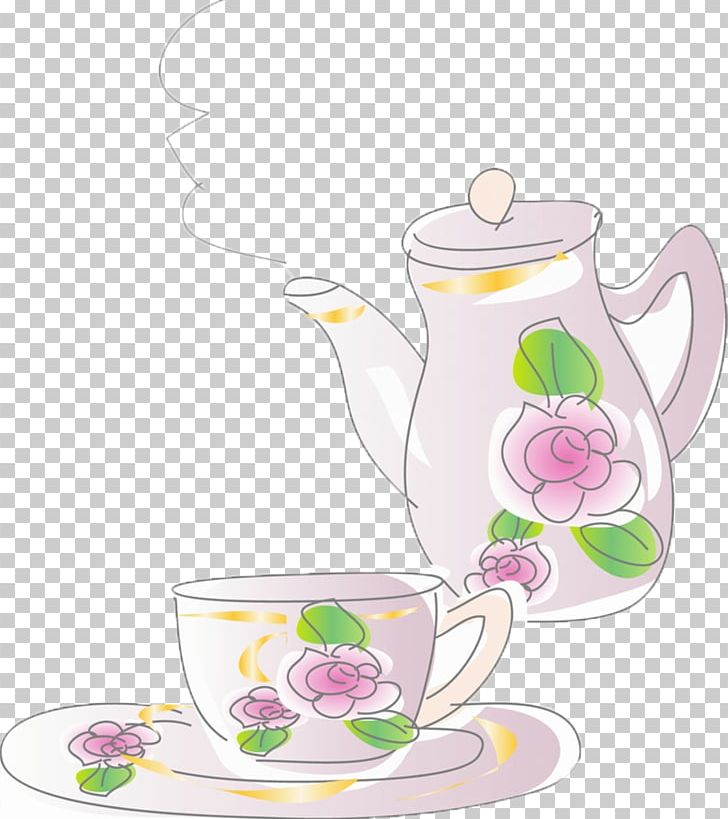 Tea Coffee Cup Illustration PNG, Clipart, Art Deco, Coffee Cup, Cup, Cups, Drawing Free PNG Download