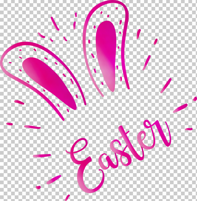Pink Text Line Font Magenta PNG, Clipart, Easter Day, Easter Sunday, Happy Easter, Heart, Line Free PNG Download