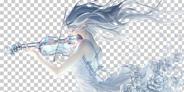 Wallpaper Violin Anime Illustration Art Anime Music Video Background   Download Free Image