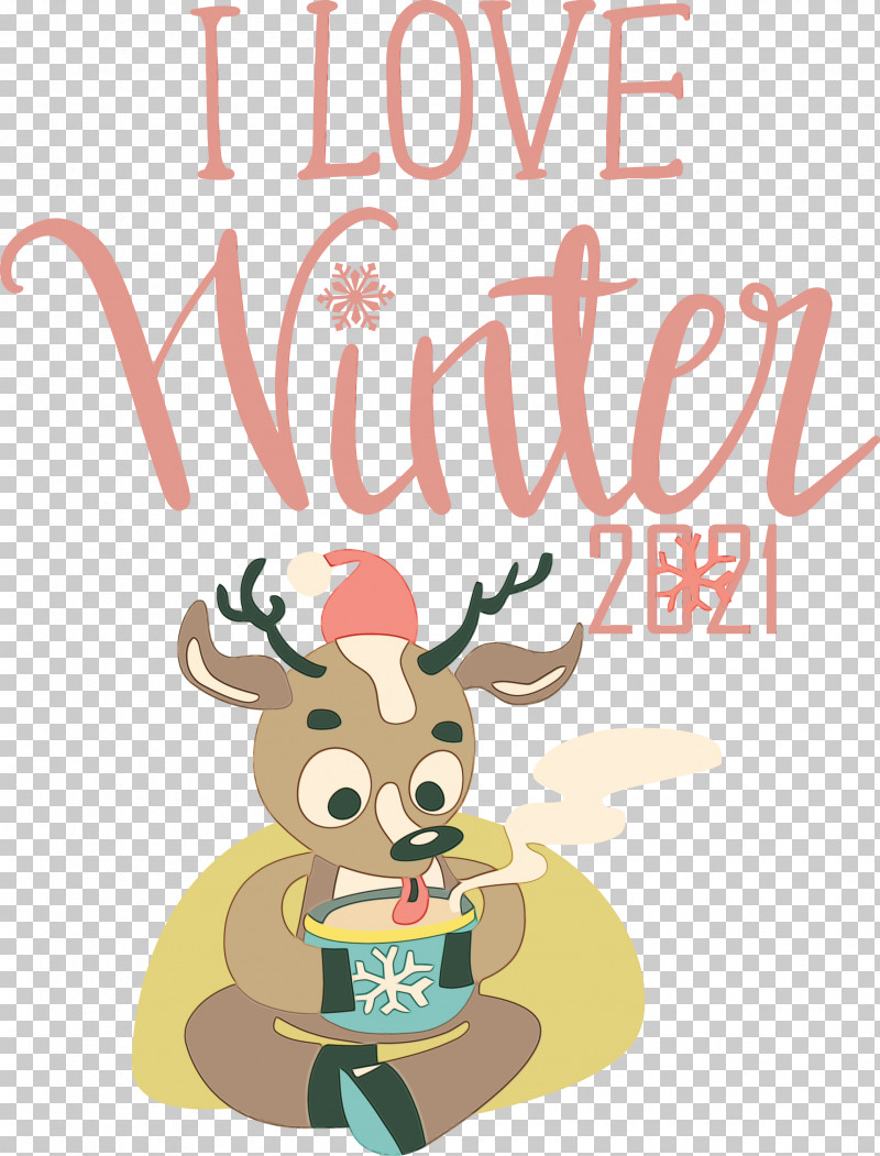 Reindeer PNG, Clipart, Antler, Biology, Cartoon, Deer, Love Winter Free PNG Download