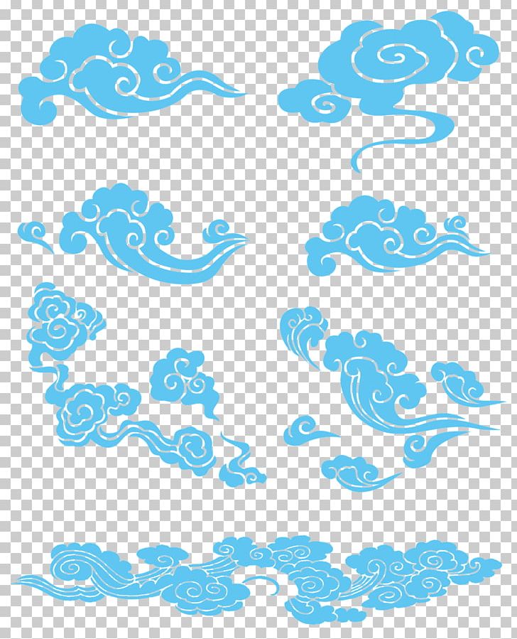 Chinese Motifs In Contemporary Design Cloud PNG, Clipart, Aqua, Area, Art, Blue, Cdr Free PNG Download