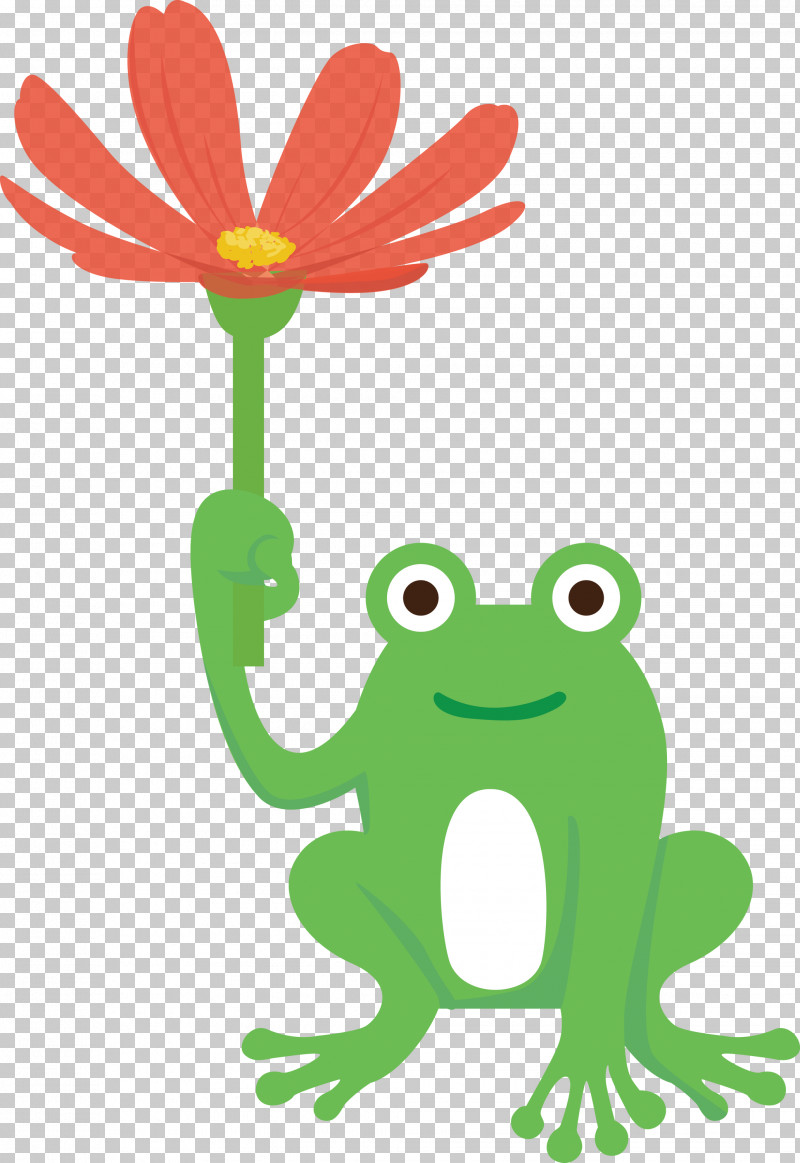 Tree Frog Plant Stem Frogs Flower Cartoon PNG, Clipart, Cartoon, Flower, Frog, Frogs, Green Free PNG Download