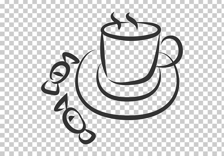 Computer Icons PNG, Clipart, Artwork, Black And White, Circle, Coffee Cup, Computer Icons Free PNG Download