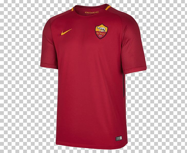 A.S. Roma T-shirt Stadio Olimpico Jersey Football PNG, Clipart, 2018, Active Shirt, As Roma, Clothing, Football Free PNG Download