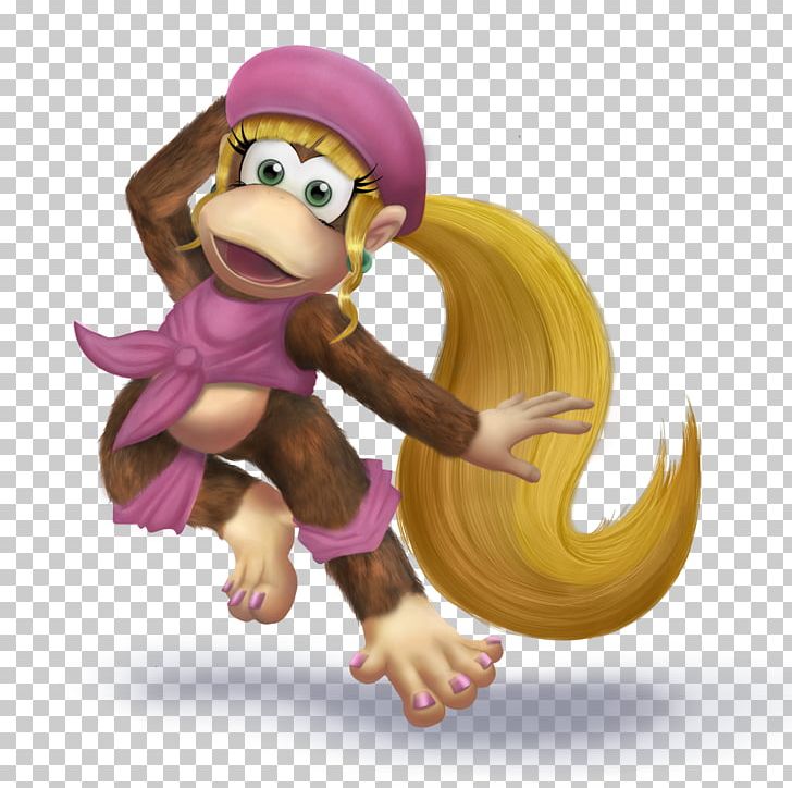Donkey Kong Country 3: Dixie Kong's Double Trouble! Donkey Kong Country 2: Diddy's Kong Quest Super Smash Bros. For Nintendo 3DS And Wii U PNG, Clipart, Donkey , Donkey Kong, Fictional Character, Figurine, Gaming Free PNG Download