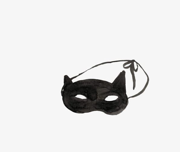Black Cat Mask PNG, Clipart, Black, Black Clipart, Black Clipart, Black Mask, Cat Clipart Free PNG Download