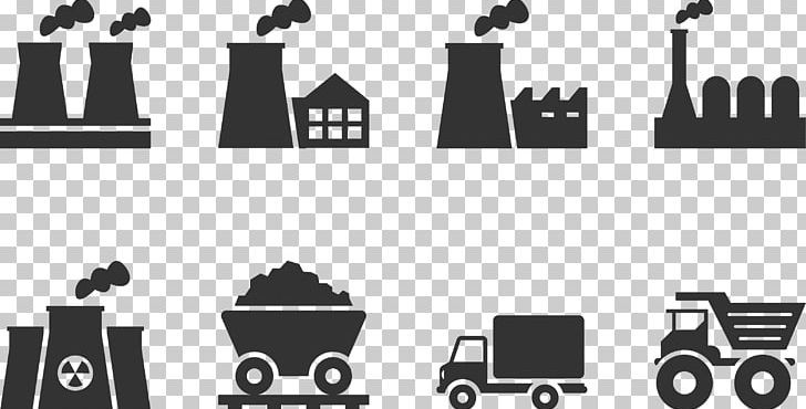 Factory Industry Icon PNG, Clipart, Black, Black And White, Black Background, Black Hair, Black White Free PNG Download