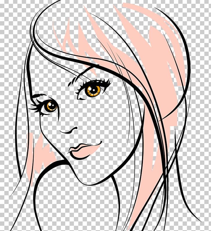 Drawing Line Art Painting Sketch PNG, Clipart, Arm, Black Hair, Child, Eye, Face Free PNG Download