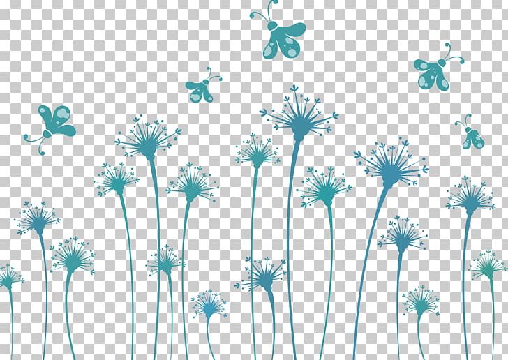 Adobe Illustrator PNG, Clipart, Blue, Branch, Color, Dandelion Vector, Encapsulated Postscript Free PNG Download