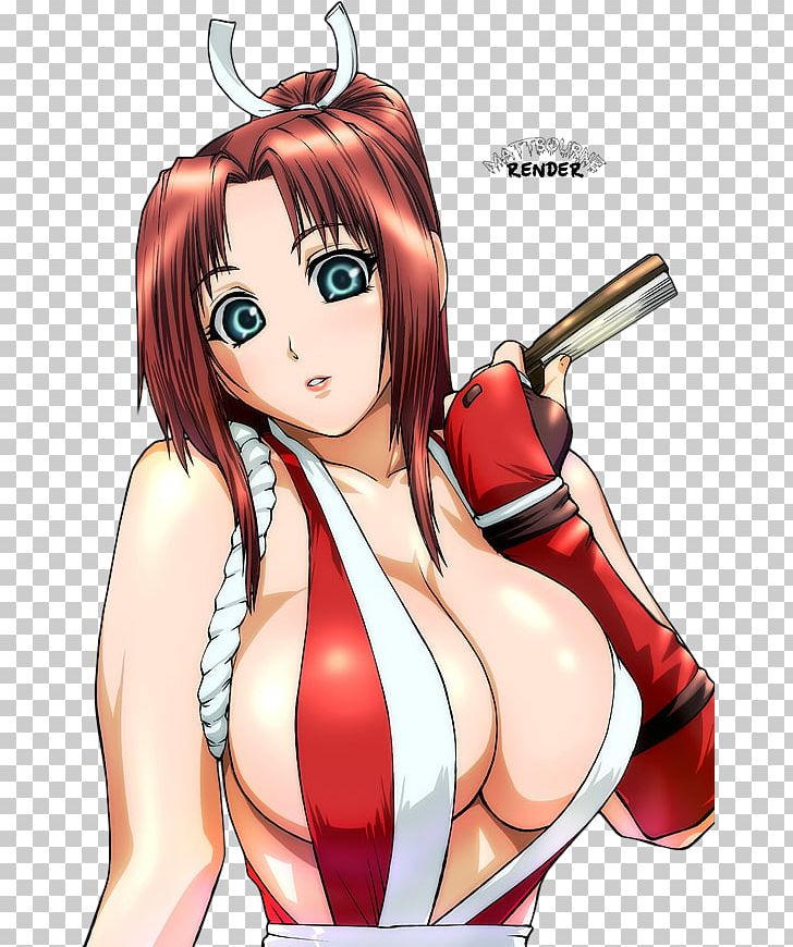 Mai Shiranui Fatal Fury: King Of Fighters The King Of Fighters Neowave Morrigan Aensland PNG, Clipart, Arm, Black Hair, Cartoon, Cg Artwork, Ear Free PNG Download