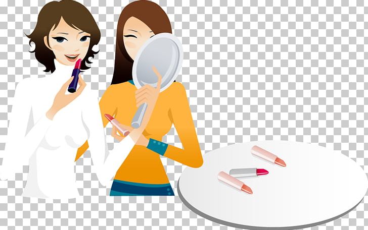 Make-up Adobe Illustrator Illustration PNG, Clipart, Cartoon, Conversation, Cosmetics, Creative Beauty, Girl Free PNG Download
