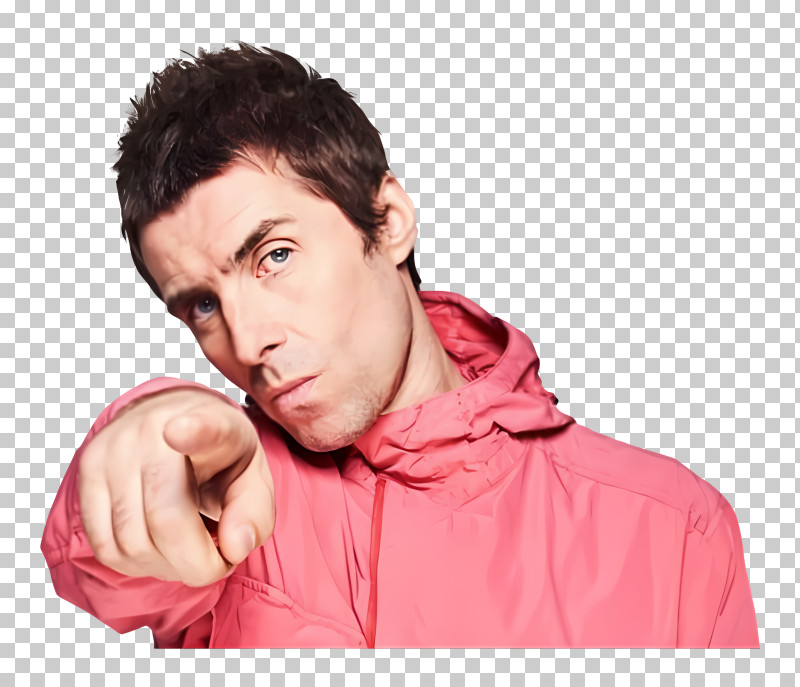Liam Gallagher - Casual Man Pointing PNG