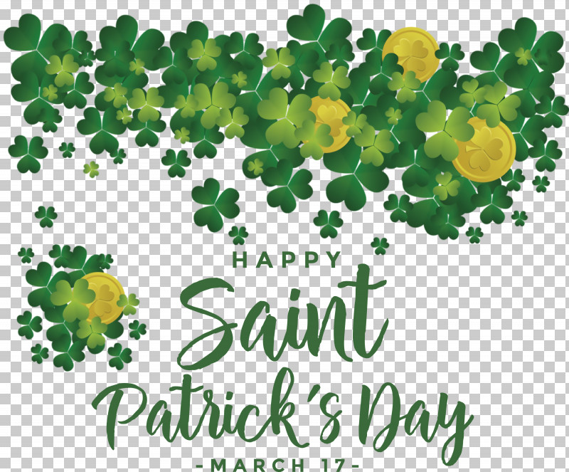 St Patricks Day Saint Patrick Happy Patricks Day PNG, Clipart, Fourleaf Clover, Green, Leaf, Plants, Saint Patrick Free PNG Download