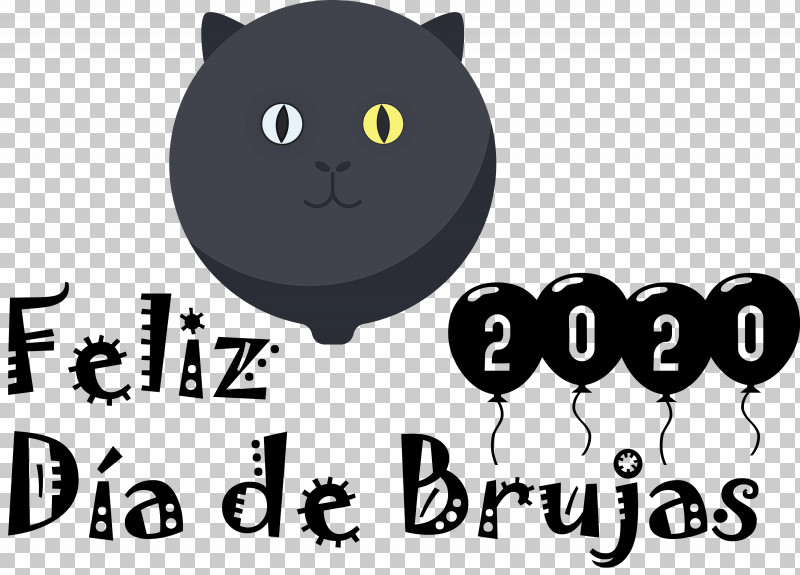 Feliz Día De Brujas Happy Halloween PNG, Clipart, Black M, Cat, Feliz D%c3%ada De Brujas, Happy Halloween, Logo Free PNG Download
